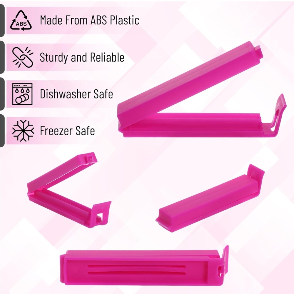 Colorful Bag Sealing Clips Set - Picture 3 of 4